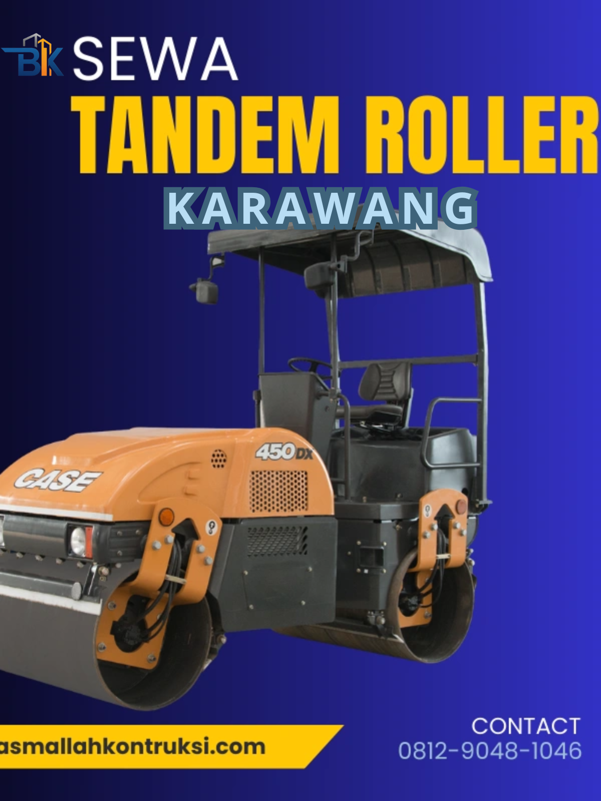 Sewa Tandem Roller Karawang