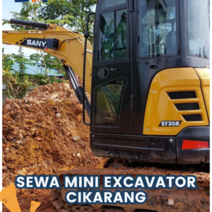 Sewa Mini Excavator Cikarang