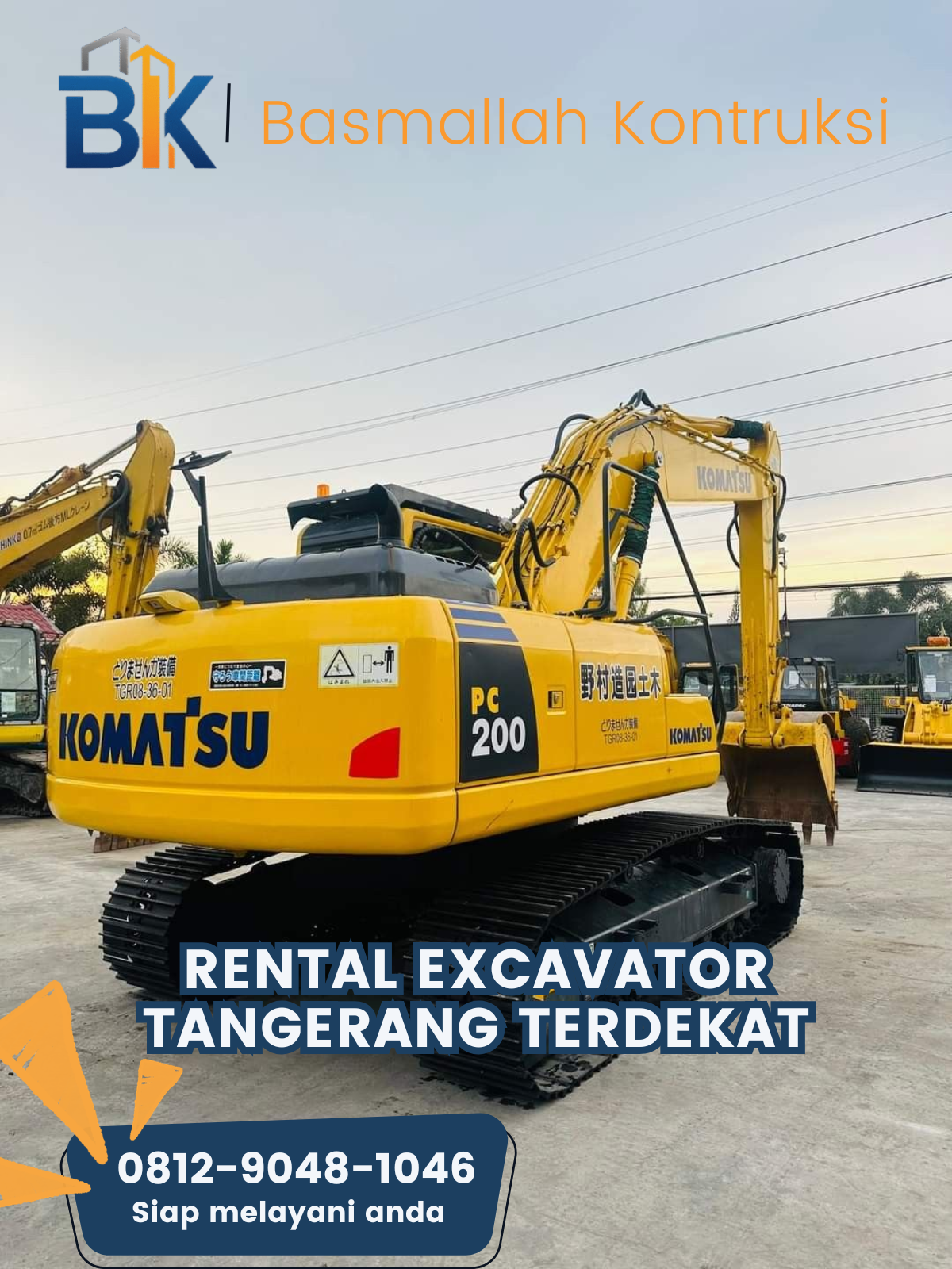 Rental Excavator Tangerang Terdekat