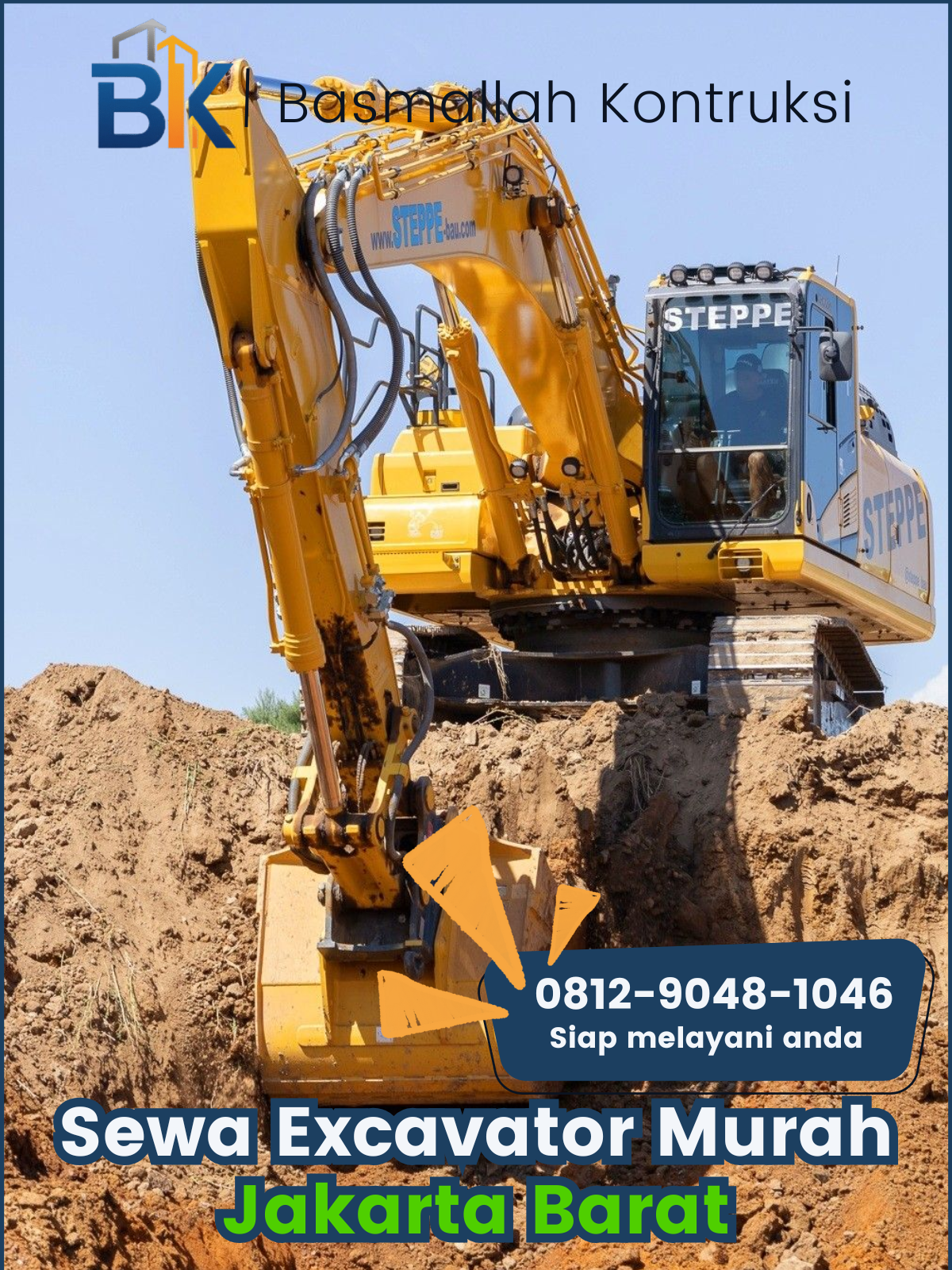 Sewa Excavator Murah Jakarta Barat